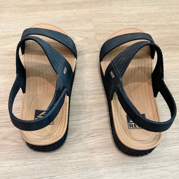 Women's Reef Water Vista Sandal Black/Tan Brand New!! Size 6 - Picture 2 of 4